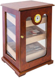 Novalife 200 Count Panorama Tower Display Cigar Humidor Storage Box Cabinet for Cigars