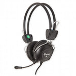 Stereo Wired PC On Ear Gaming Headset with flexible Boom Mic 3.5mm Audio Jack Plug