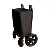 Novalife Stroller Outdoor Collapsible Folding Utility Wagon Cart with Pull Push Handle for Beach, Picnic, Garden Cart