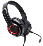 Cruiser PC200 Stereo Gaming Headset with Detachable Boom Microphone for PC