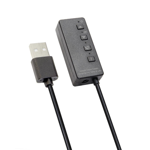 USB Headphone Digital Adapter for Microsoft Teams and Lync