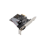 Single Port RS-232 RS-422 RS-485 DB9 Serial PCI-Express 2.0 x1 Card - 1 Port Serial PCIe Card MCS9922 Chipset