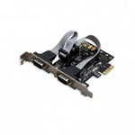 Dual Port Serial Industrial DB9 COM RS232 PCI-e x1 Card