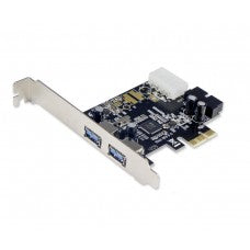 2 External USB 3.0 Port and 19 Pin Internal Header PCIe 2.0 x1 4 Port USB 3.0 SD-PEX20122