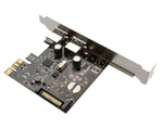 USB 3.0 PCI-E x1 Adapter Card, 2 External USB 3.0 Type A Ports, Requires SATA Power, Renesas Chipset - SD-PEX20160