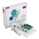 2 Port USB 3.1 Type-A PCI-E 3.0 x4