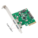 2 Port USB 3.1 Type-A PCI-E 3.0 x4