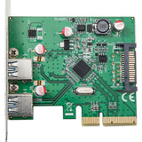 2 Port USB 3.1 Type-A PCI-E 3.0 x4