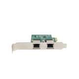 SD-PEX24033 Dual LAN Ports 1000-Base T Gigabit Ethernet Card Green