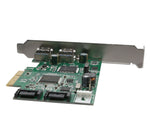 SD-PEX50055 2 Port USB 3.0 and 2 Port SATA III PCIe 2.0 x4 Controller Card Green grey