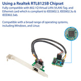 2.5 Gigabit Ethernet Mini PCI-e Card