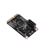 2 Port SATA III Full Height Mini PCIE Card