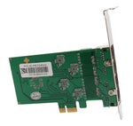 4 Port (Quad) Gigabit Ethernet PCI Express 2.1 PCI-E x1 Network Adapter Card (NIC) 10/100/1000 Mbps Card with Realtek Chipset