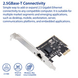 2.5 Gigabit Ethernet PCI-e x1  Network Card