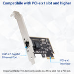 2.5 Gigabit Ethernet PCI-e x1  Network Card