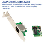 Single Port Gigabit Ethernet M.2 A+E Key NIC Modules