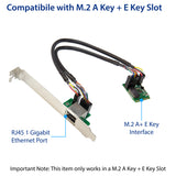 Single Port Gigabit Ethernet M.2 A+E Key NIC Modules