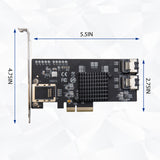 8 Port Non-RAID SATA III PCI-e x4 Card