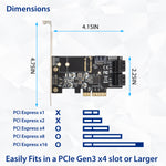 5 port Non-RAID SATA III PCI-e x4 Card