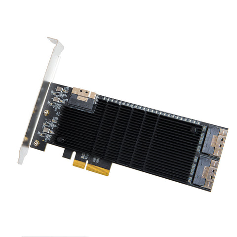 24 Port SATA III to PCIe 3.0 x4 NON-RAID Card