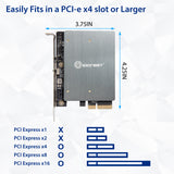 M.2 M-key & M.2 B-key SSD RGB Adapter Card with Heatsink 12V RGB PIN