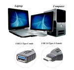 USB 3.0 Type-A Female to USB 3.1 Type-C male