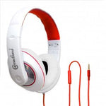 GamesterGear Over The Ear Stereo Wired Headphone with in-Line Microphone Headphone White (SY-AUD63112)