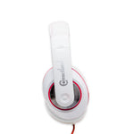 GamesterGear Over The Ear Stereo Wired Headphone with in-Line Microphone Headphone White (SY-AUD63112)