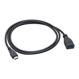 3 ft USB 3.1 Type C Male to Type A Female Cable