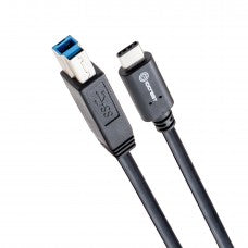 SY-CAB20193 USB Type C to USB 3.1 Standard-B Cable, Black