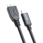 USB-C plug to USB 3.1 Micro-B plug cable