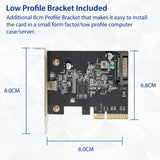 Single Port USB-C 3.2 Gen 2x2 PCI-e Gen 3 x4 Expansion Card