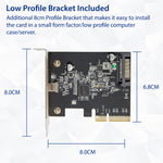 Refurbished Single Port USB-C 3.2 Gen 2x2 PCI-e Gen 3 x4 Expansion Card