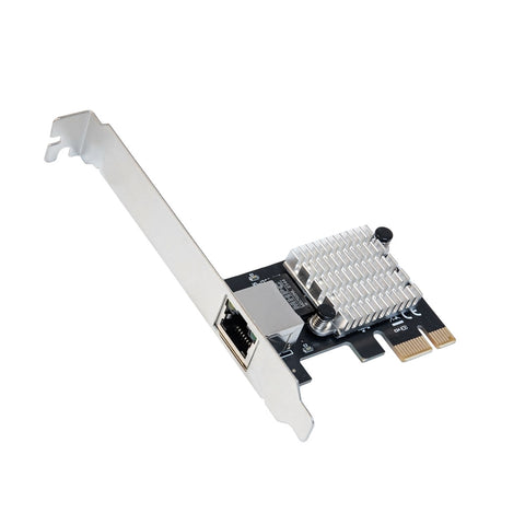 Single Port 2.5 Gigabit Ethernet PCI-e x1 Controller Card NIC