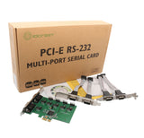 6 Port RS-232 RS-485 DB9 Serial PCI-Express 2.0 x1 Card - SI-PEX15040